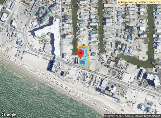  1207 Estero Blvd, Fort Myers Beach, FL Parcel Map