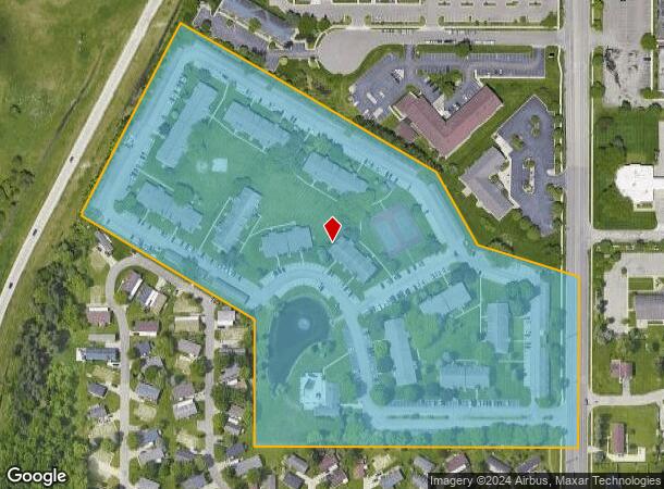  410 Charity Cir, Lansing, MI Parcel Map