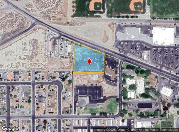 1107 Kern St, Taft, CA Parcel Map