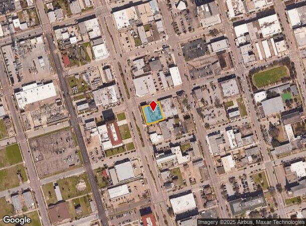  602 25Th St, Galveston, TX Parcel Map