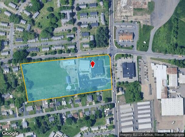 580 Meadow St, Chicopee, MA Parcel Map