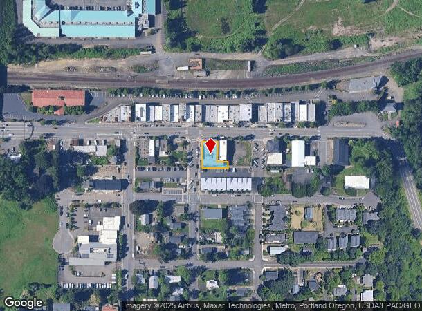  202 E Hist Columbia River Hwy, Troutdale, OR Parcel Map