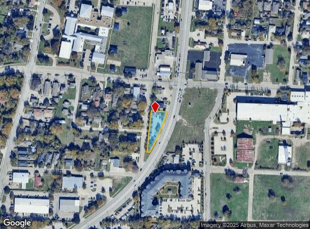  1308 S Mcdonald St, Mckinney, TX Parcel Map