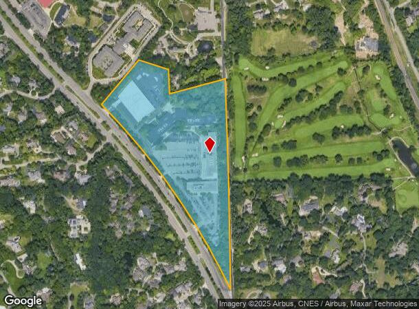 40950 Woodward Ave, Bloomfield Hills, MI Parcel Map