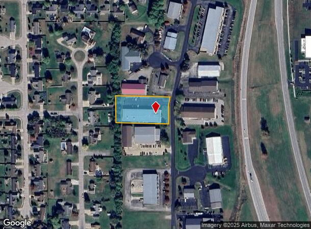  4610 Progress Dr, Columbus, IN Parcel Map