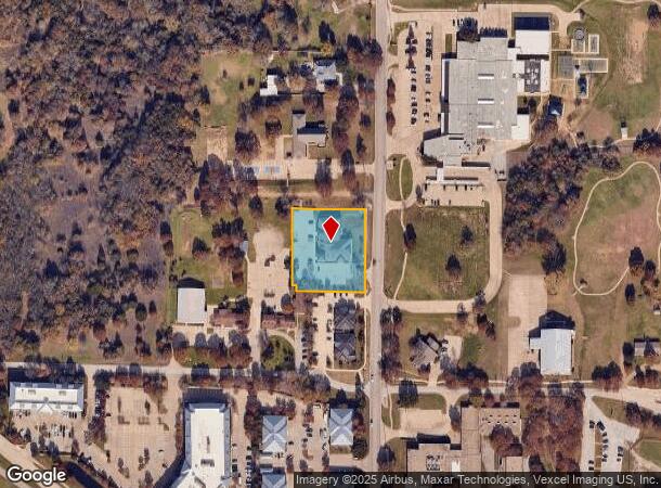  1210 N Carroll Ave, Southlake, TX Parcel Map