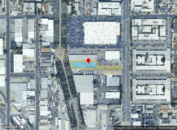  7309 Lankershim Blvd, North Hollywood, CA Parcel Map