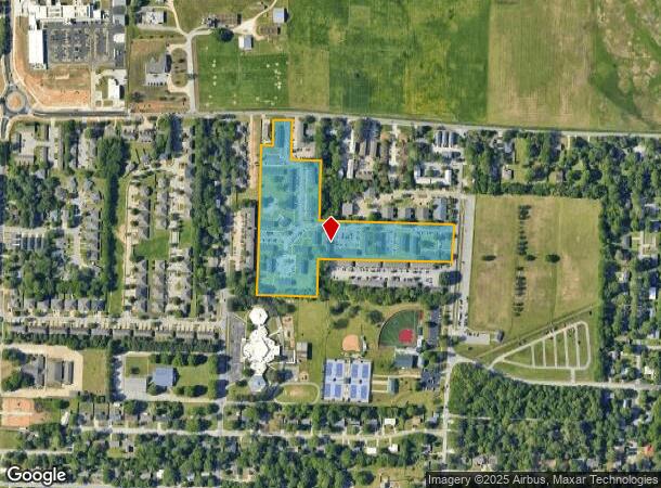 1655 N Shamblin Ave, Fayetteville, AR Parcel Map