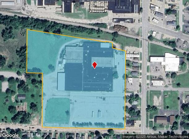 200 Universal Dr, Owosso, MI Parcel Map