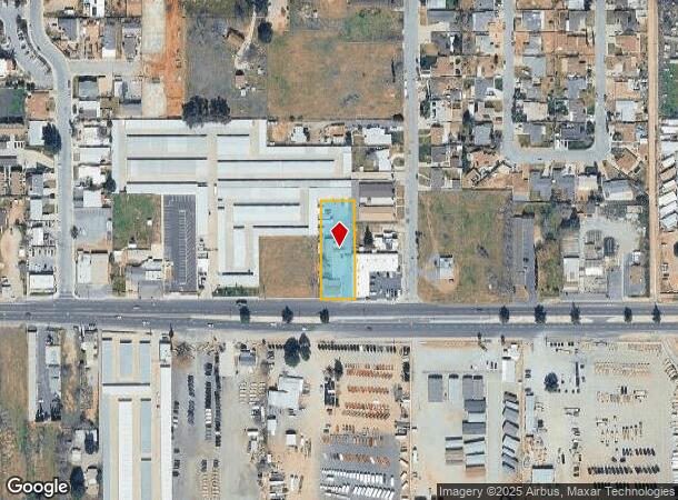 1384 E Sixth St, Beaumont, CA Parcel Map