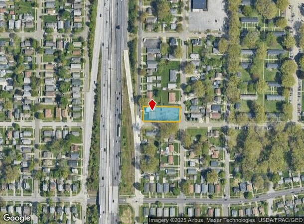  1213 Coventry St, Akron, OH Parcel Map