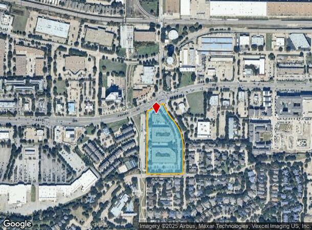 4002 Belt Line Rd, Addison, TX Parcel Map