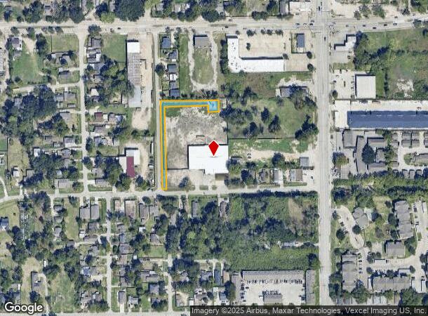 2525 Vaughn St, Houston, TX Parcel Map
