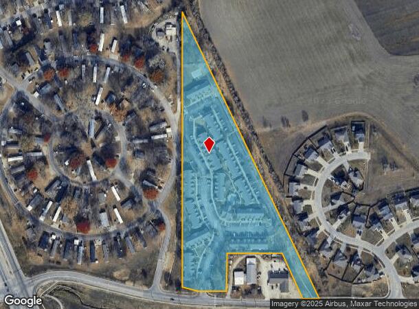 1300 E Marlatt Ave, Manhattan, KS Parcel Map