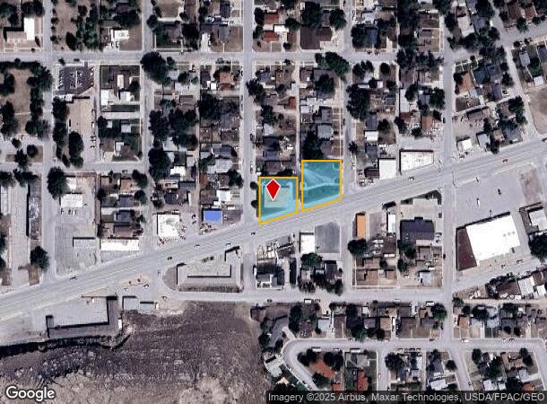 1217 W Spruce St, Rawlins, WY Parcel Map