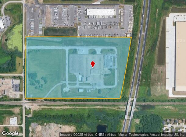  21901 Central Ave, Matteson, IL Parcel Map