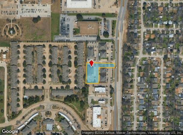  832 S Carrier Pkwy, Grand Prairie, TX Parcel Map