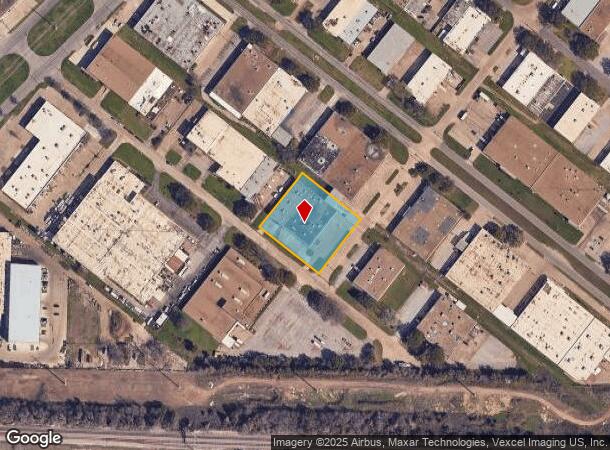 9112 Viscount Row, Dallas, TX Parcel Map