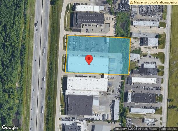  42200 Executive Dr, Harrison Township, MI Parcel Map