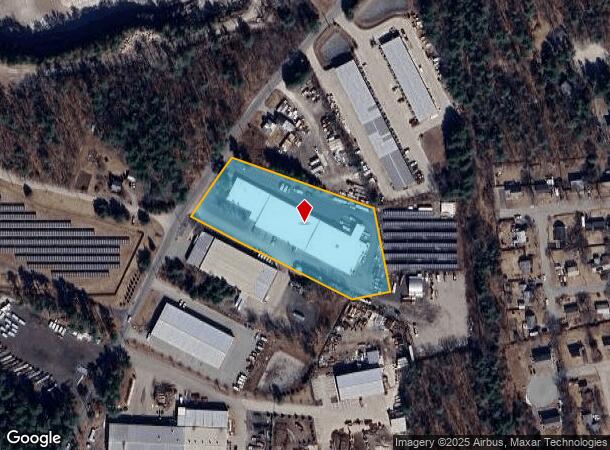  12 High St, Plainville, MA Parcel Map