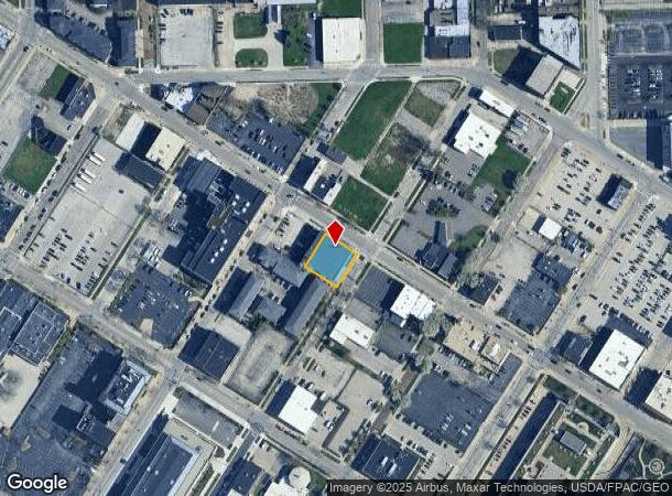 1301 Adams St, Toledo, OH Parcel Map