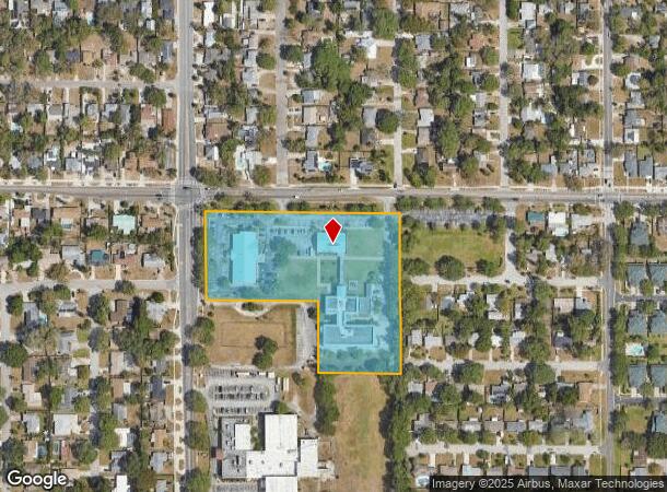  1521 Druid Rd E, Clearwater, FL Parcel Map
