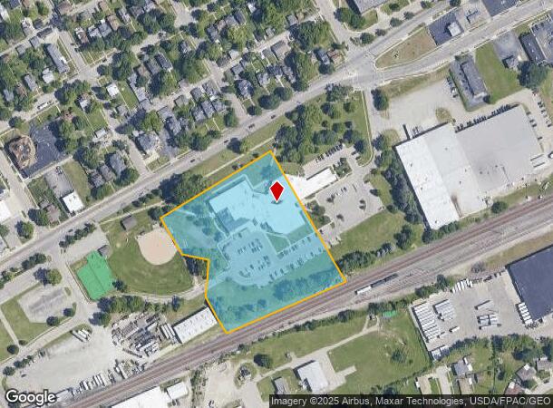  300 E Central Ave, Dayton, OH Parcel Map