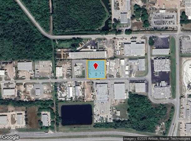 662 Industry Rd S, Cocoa, FL Parcel Map