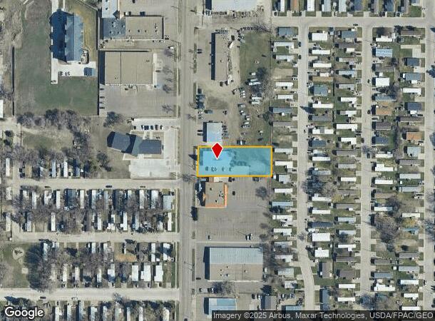  1133 S 12Th St, Bismarck, ND Parcel Map