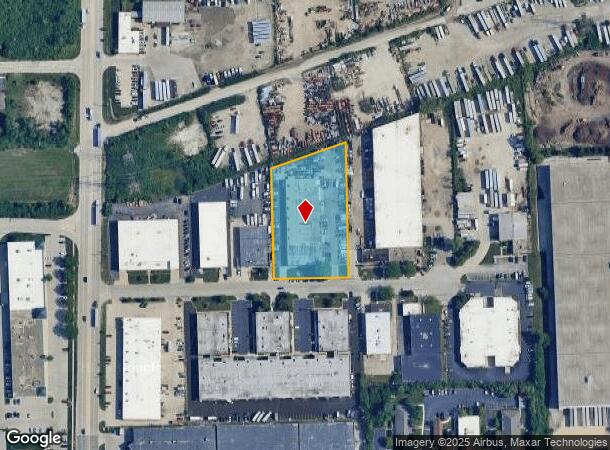 1740 W Cortland Ct, Addison, IL Parcel Map