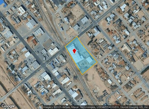  206 N Fabens St, Fabens, TX Parcel Map