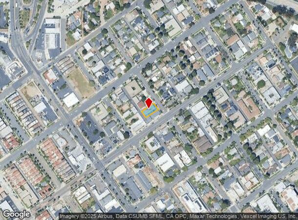  605 N Ditmar St, Oceanside, CA Parcel Map