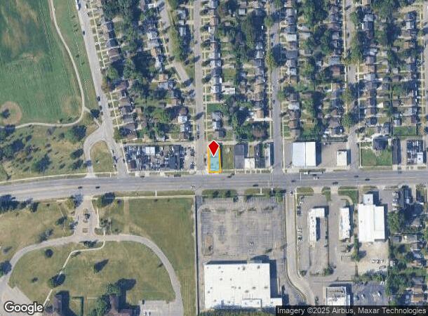  20544 W Warren Ave, Detroit, MI Parcel Map