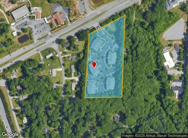  4535 W Wendover Ave, Greensboro, NC Parcel Map