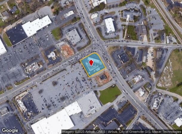  100 S Main St, Mauldin, SC Parcel Map