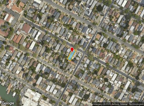  2060 San Antonio Ave, Alameda, CA Parcel Map