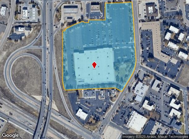 1660 W Midway Blvd, Broomfield, CO Parcel Map