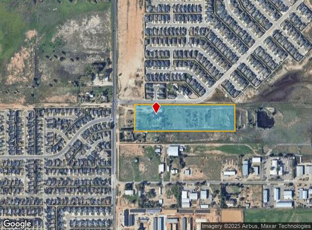 10601 University Ave, Lubbock, TX Parcel Map