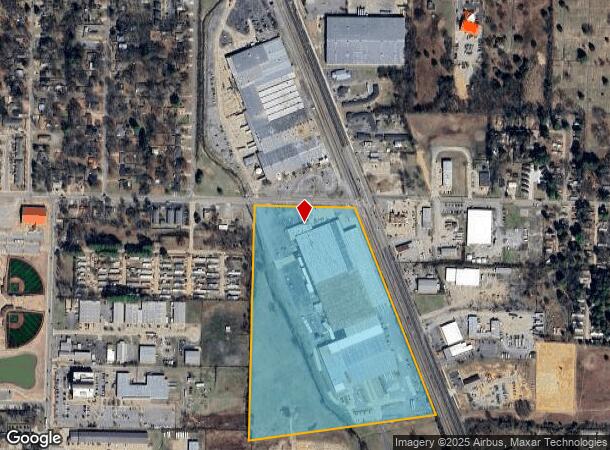  707 Robins St, Conway, AR Parcel Map