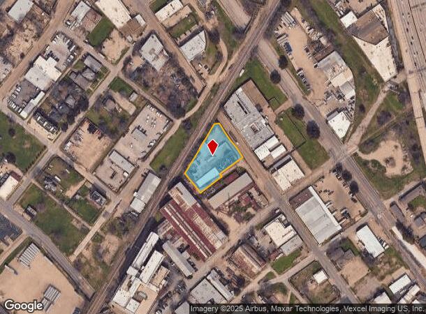  2405 S Harwood St, Dallas, TX Parcel Map