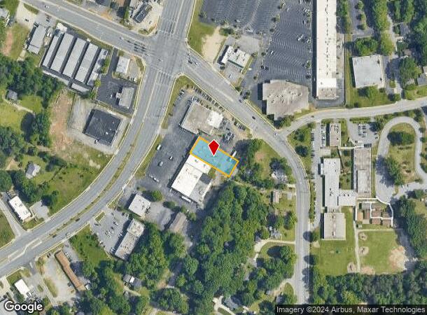  4707 W Gate City Blvd, Greensboro, NC Parcel Map