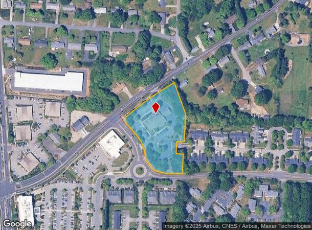 1025 S Peace Haven Rd, Winston Salem, NC Parcel Map