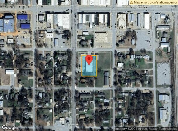  208 S Broadway St, Marlow, OK Parcel Map