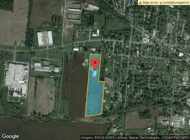  1125 W Columbus Ave, Bellefontaine, OH Parcel Map