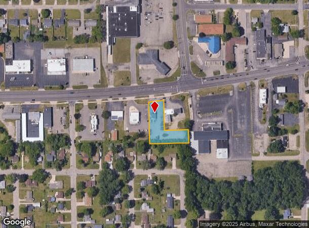 1055 Columbia Ave W, Battle Creek, MI Parcel Map