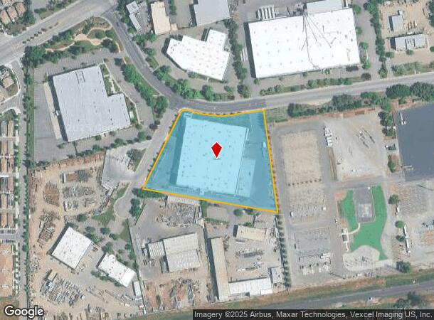 581 Exchange Ct, Livermore, CA Parcel Map