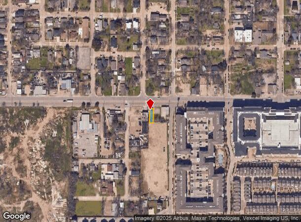  1308 Singleton Blvd, Dallas, TX Parcel Map