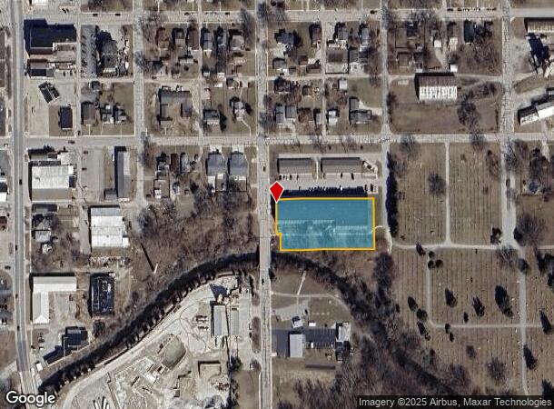 307 S Whitley St, Columbia City, IN Parcel Map