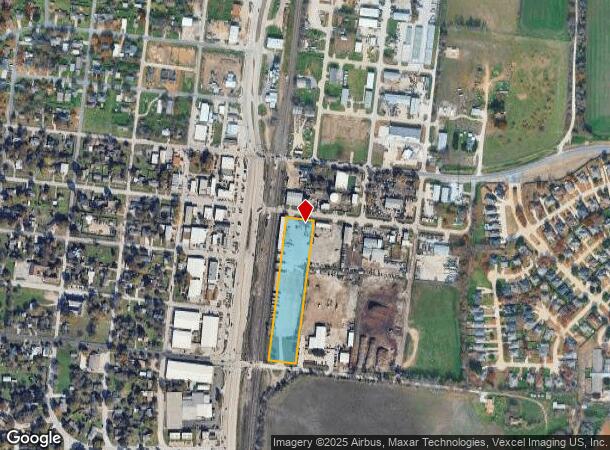 100 E 4Th St, Justin, TX Parcel Map