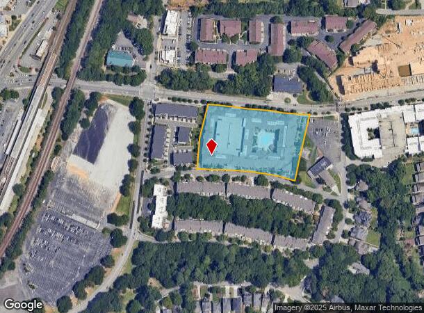 1288 Peachtree Vw Ne, Atlanta, GA Parcel Map
